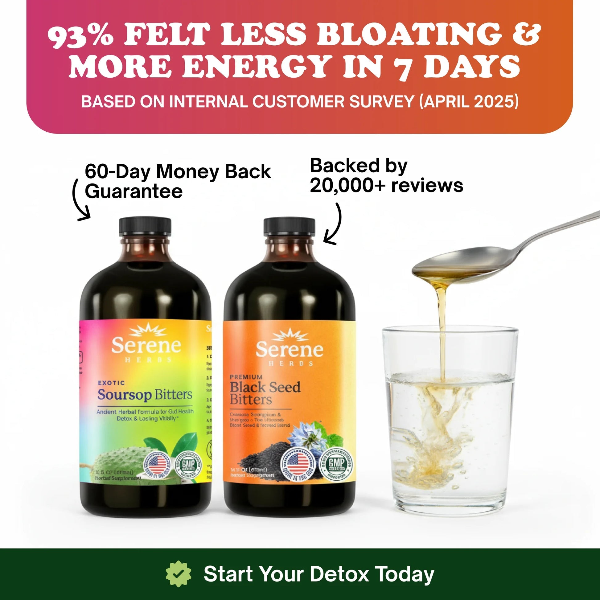 Serene Herbs Soursop Bitters – Organic Soursop Herbs for Digestive Support