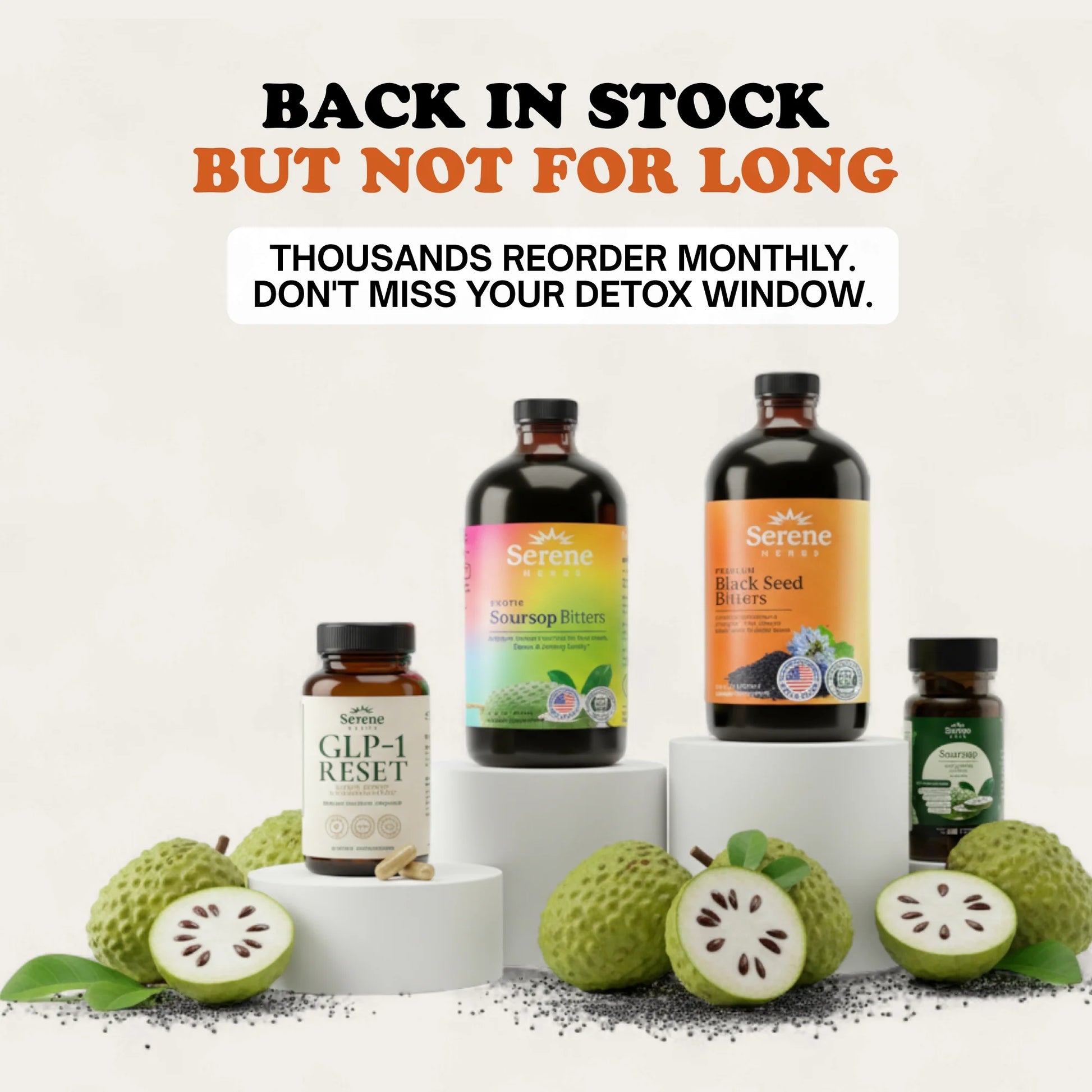 Serene Herbs Soursop Bitters – Organic Soursop Herbs for Digestive Support